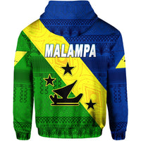 Custom Malampa Province Zip Hoodie Vanuatu Pattern Traditional Style LT8 - Wonder Print Shop