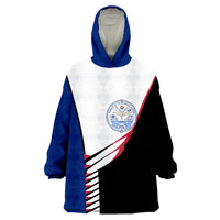 Marshall Islands Athletes Style Wearable Blanket Hoodie - Wonder Print Shop