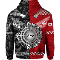 Mate Maa Tonga Ngatu And New Zealand Maori All Black Aboriginal Hoodie Rugby Together LT8 - Wonder Print Shop