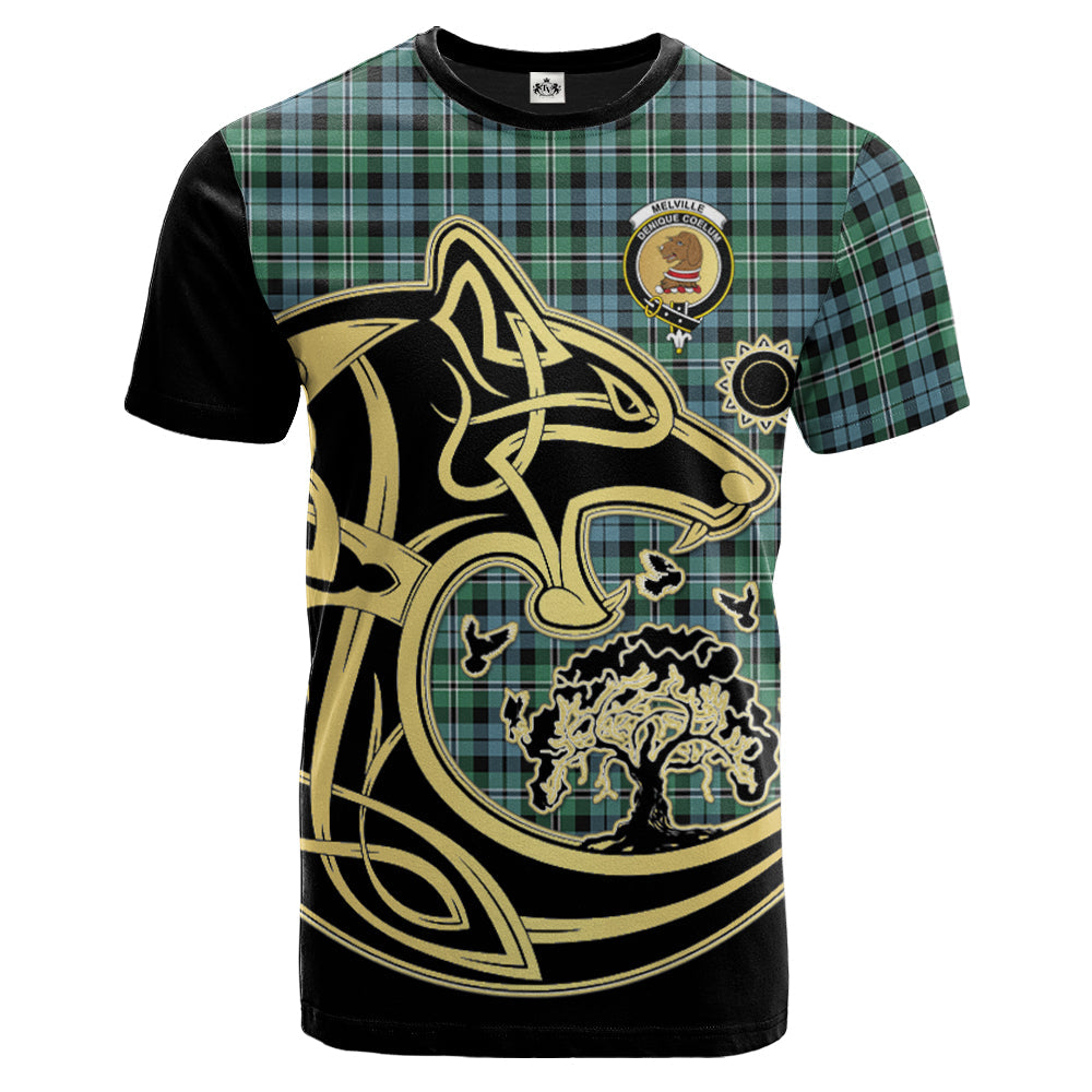 scottish-melville-ancient-clan-crest-celtic-wolf-tartan-t-shirt