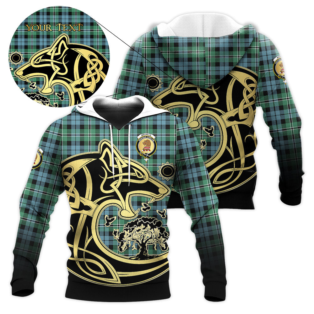 scottish-melville-ancient-clan-crest-celtic-wolf-tartan-hoodie
