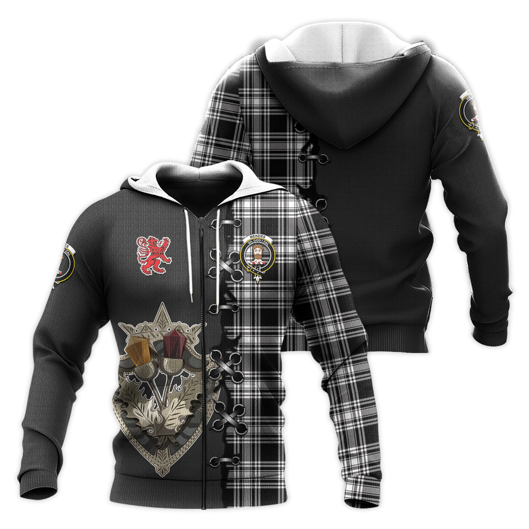 scottish-menzies-black-and-white-clan-crest-lion-rampant-anh-celtic-thistle-tartan-hoodie