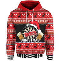 Darts And Beer For Christmas Hoodie No.2 LT6 - Wonder Print Shop