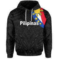 Custom Personalised Pilipinas Hoodie Simple Style Black LT6 - Wonder Print Shop