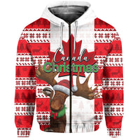 Christmas Moose Canada Hoodie Flag Style LT6 - Wonder Print Shop