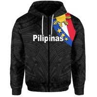 Custom Personalised Pilipinas Hoodie Simple Style Black LT6 - Wonder Print Shop