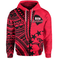 Cook Islands Atiu Polynesian Hoodie LT6 - Wonder Print Shop