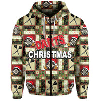 Darts Christmas Patterns Hoodie No.1 LT6 - Wonder Print Shop