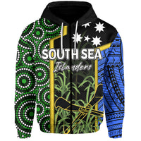 Custom Personalised South Sea Islanders Flag Style Hoodie Kanaka LT6 - Wonder Print Shop