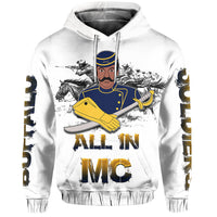 Custom Buffalo Soldiers Hoodie History LT6 - Wonder Print Shop