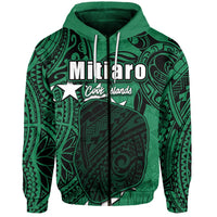 Custom Cook Islands Zip Hoodie Mitiaro LT6 - Wonder Print Shop