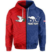 Custom Kalapu Fofoanga Robinvale Zip Hoodie Half Style LT6 - Wonder Print Shop