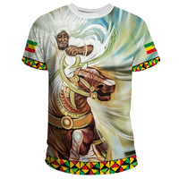 Ethiopia T Shirt Proud Ethiopian Flag - Wonder Print Shop
