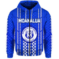 Custom Hawaii Moanalua High School Zip Hoodie Simple Style LT8 - Wonder Print Shop