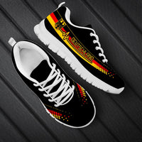 Deutschland - Germany Heartbeat Sneakers - Wonder Print Shop
