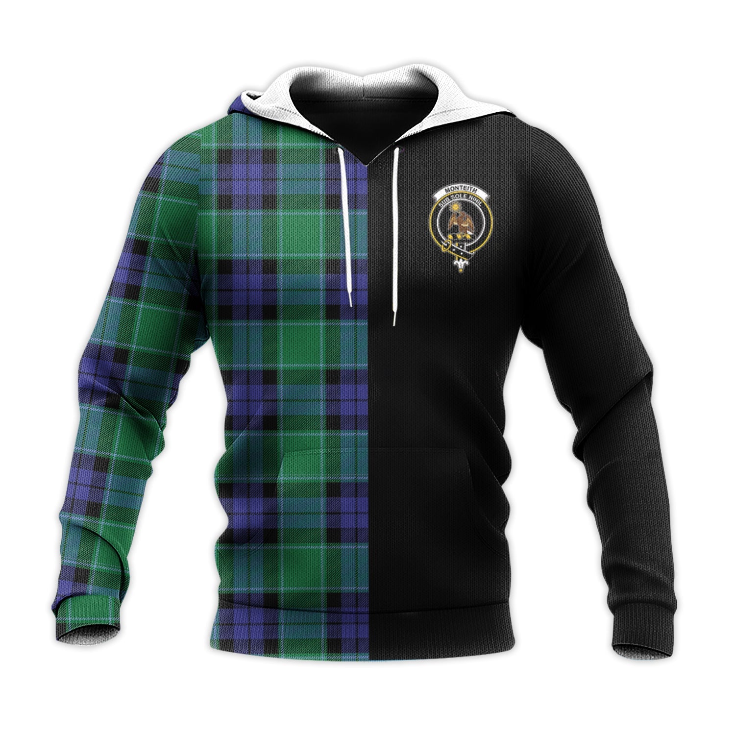 scottish-monteith-clan-crest-tartan-personalize-half-hoodie