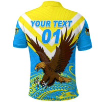 Custom Papua New Guinea Mount Hagen Eagles Polo Shirt Wamp Nga Rugby Blue LT8 - Wonder Print Shop