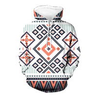 Purple Tribals Design Native American All Over Hoodie LT10 - Wonder Print Shop