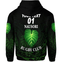 Custom Fiji Nausori Rugby Zip Hoodie Original Style, Custom Text And Number LT8 - Wonder Print Shop