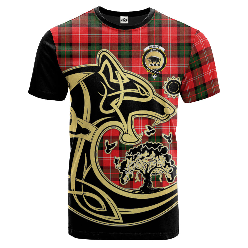 scottish-nesbitt-modern-clan-crest-celtic-wolf-tartan-t-shirt