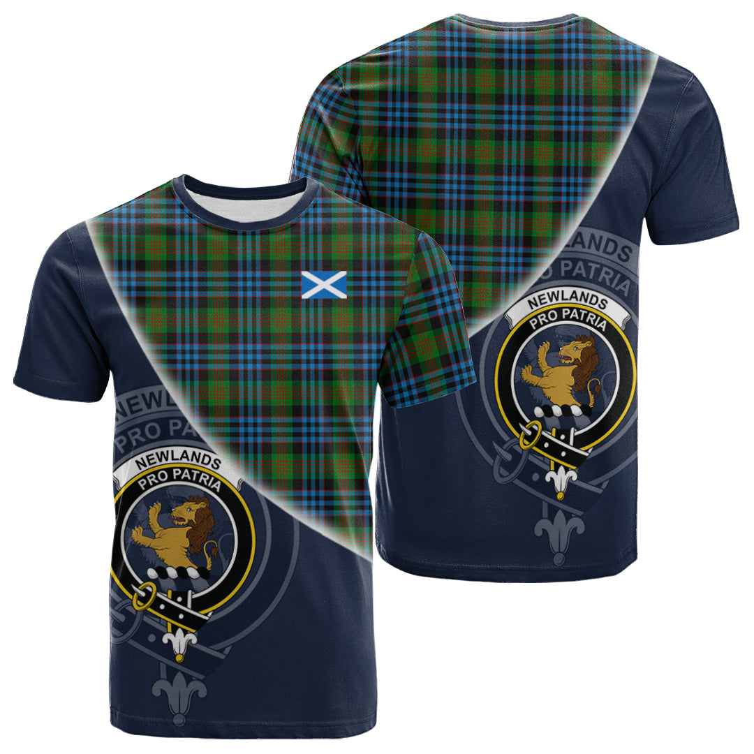 scottish-newlands-of-lauriston-clan-crest-tartan-scotland-flag-half-style-t-shirt