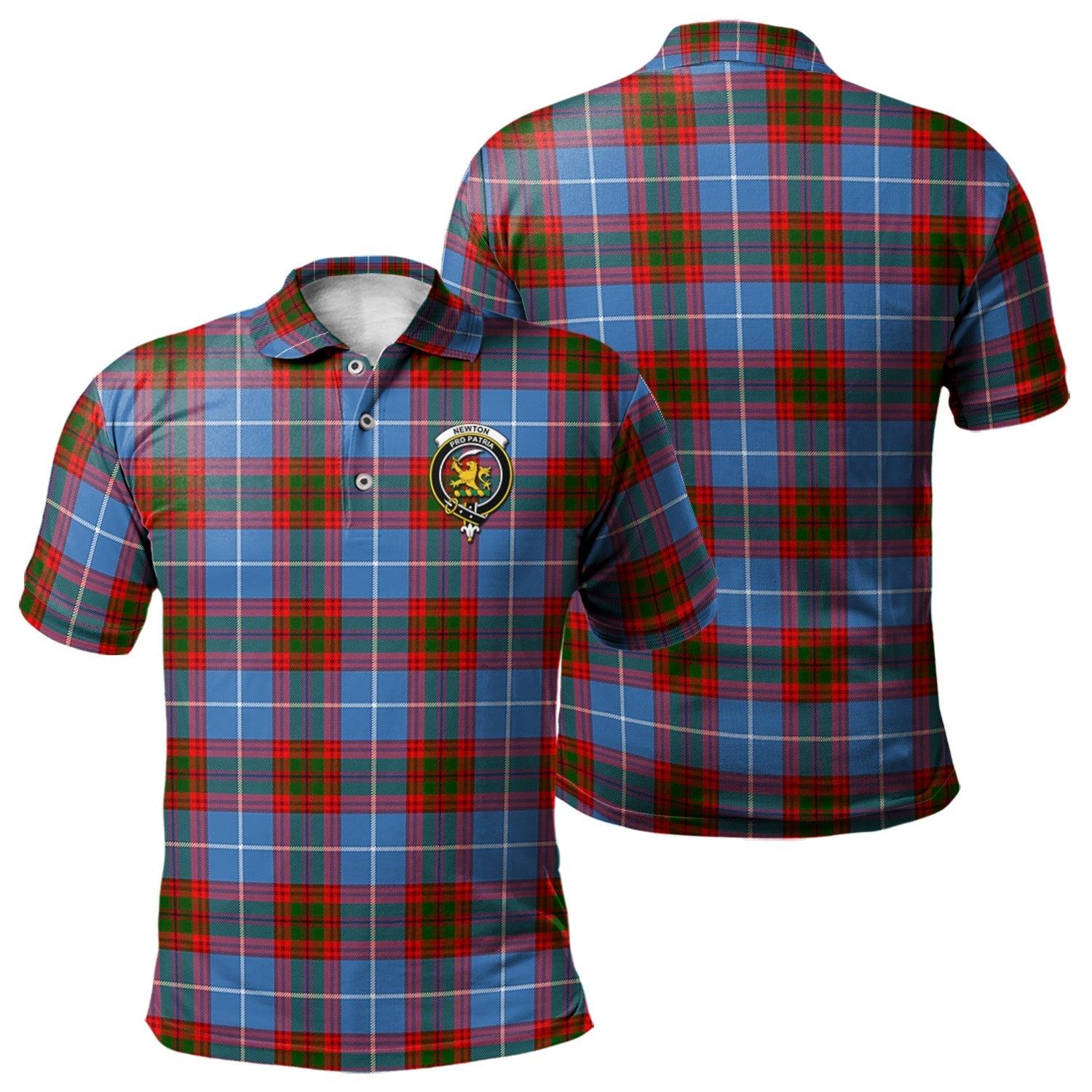 scottish-newton-clan-crest-tartan-polo-shirt