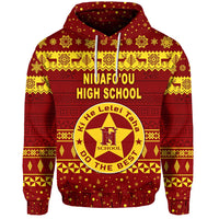 Custom Niuafoou High School Christmas Hoodie Simple Style LT8 - Wonder Print Shop