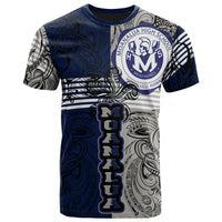 Hawaii Moanalua High School Custom T Shirt Moanalua High School Polynesian With Falcon Pattern LT10 - Wonder Print Shop