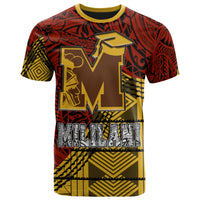 Hawaii Mililani High School Custom T Shirt Mililani High School Polynesian Pattern LT10 - Wonder Print Shop