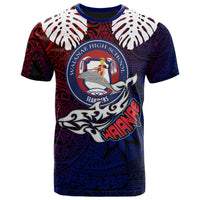 Hawaii Waianae High School Custom T Shirt Waianae High School Polynesian Pattern LT10 - Wonder Print Shop