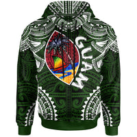 Guam Hoodie Custom Guam independence Day Wish You A Very Happy independence Day With Polynesian Patterns LT10 - Wonder Print Shop