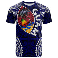 Guam T Shirt Custom Guam independence Day Wish You A Very Happy independence Day With Polynesian Patterns LT10 - Wonder Print Shop