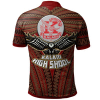Hawaii Kalani High School Custom Polo Shirt Kalani High School Polynesian With Falcon Pattern LT10 - Wonder Print Shop