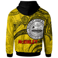 Hawaii President William McKinley High School Custom Hoodie McKinley High School Polynesian Pattern LT10 - Wonder Print Shop