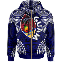 Guam Hoodie Custom Guam independence Day Wish You A Very Happy independence Day With Polynesian Patterns LT10 - Wonder Print Shop