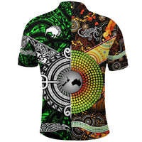 Maori Aboriginal Polo Shirt Together Green LT8 - Wonder Print Shop