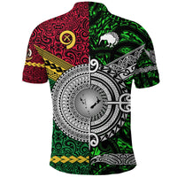 Vanuatu New Zealand Polo Shirt Together Green LT8 - Wonder Print Shop