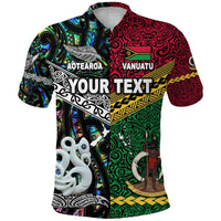 Custom Vanuatu New Zealand Polo Shirt Together Paua Shell LT8 - Wonder Print Shop