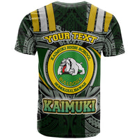 Hawaii Kaimuki High School T Shirt Custom Kaimuki High School Polynesian Pattern T Shirt LT10 - Wonder Print Shop