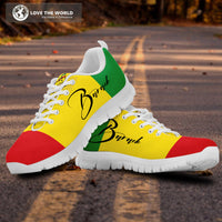 (Custom) Ethiopia Sneakers Flag Lion Personal Signature - Wonder Print Shop