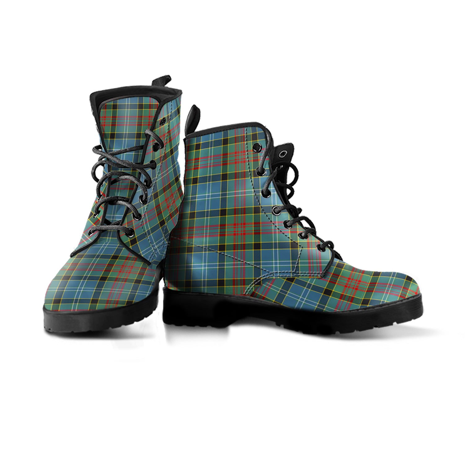 scottish-paisley-clan-tartan-leather-boots