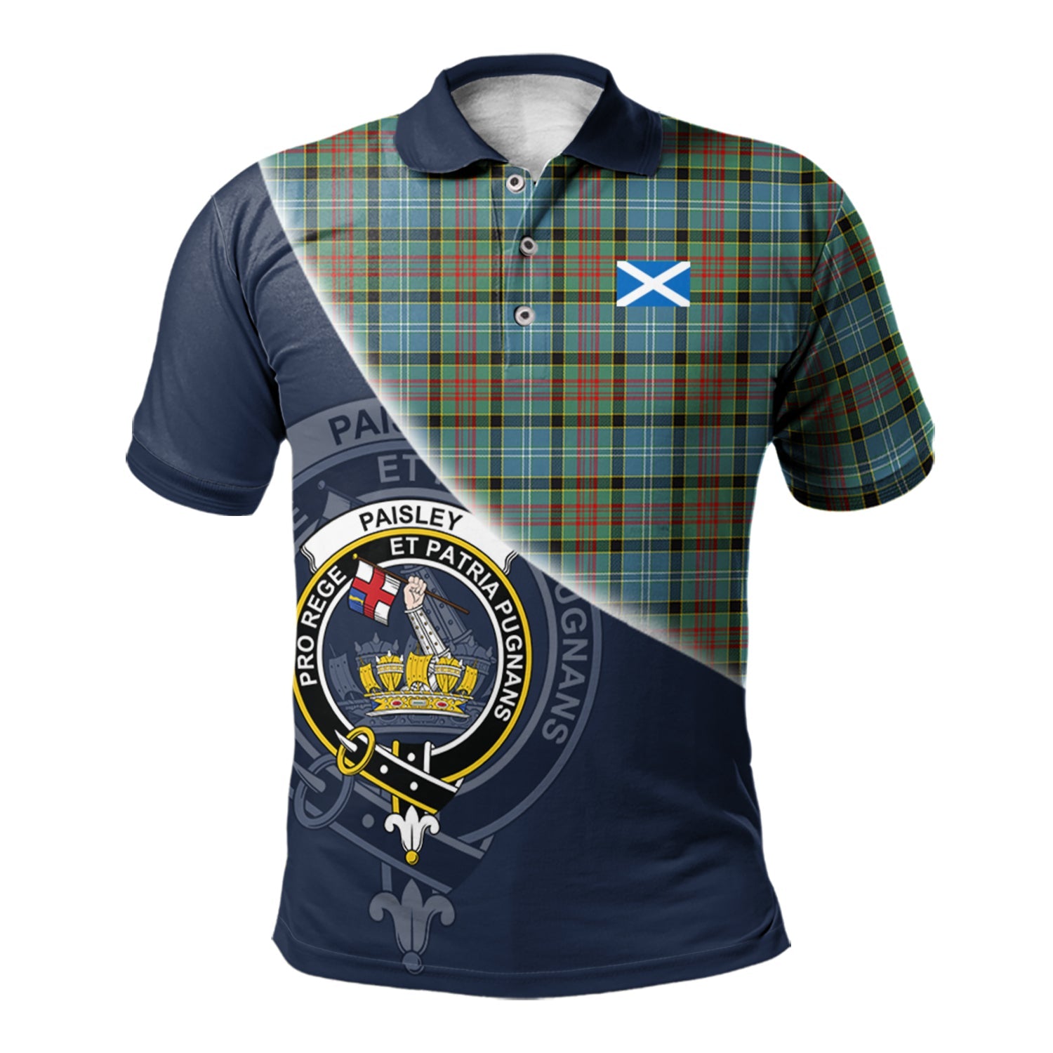 scottish-paisley-clan-crest-tartan-scotland-flag-half-style-polo-shirt
