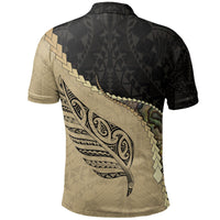 Maori Silver Fern Polo Shirt, Paua Shell Golf Shirts Signatrue - Wonder Print Shop