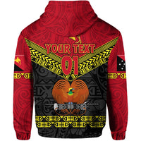 Custom Papua New Guinea Kumuls Hoodie Simple Style Black Vibes LT8 - Wonder Print Shop