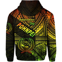 FSM Pohnpei Hoodie Happy Independence Day Original Vibes Reggae LT8 - Wonder Print Shop