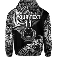 Custom FSM Pohnpei Zip Hoodie Unique Vibes Black LT8 - Wonder Print Shop