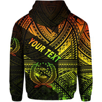 Custom FSM Pohnpei Zip Hoodie Original Style Reggae LT8 - Wonder Print Shop