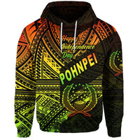 FSM Pohnpei Hoodie Happy Independence Day Original Vibes Reggae LT8 - Wonder Print Shop