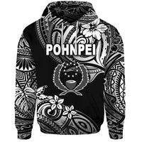Custom FSM Pohnpei Hoodie Unique Vibes Black LT8 - Wonder Print Shop