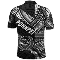 FSM Pohnpei Polo Shirt Original Style Black LT8 - Wonder Print Shop